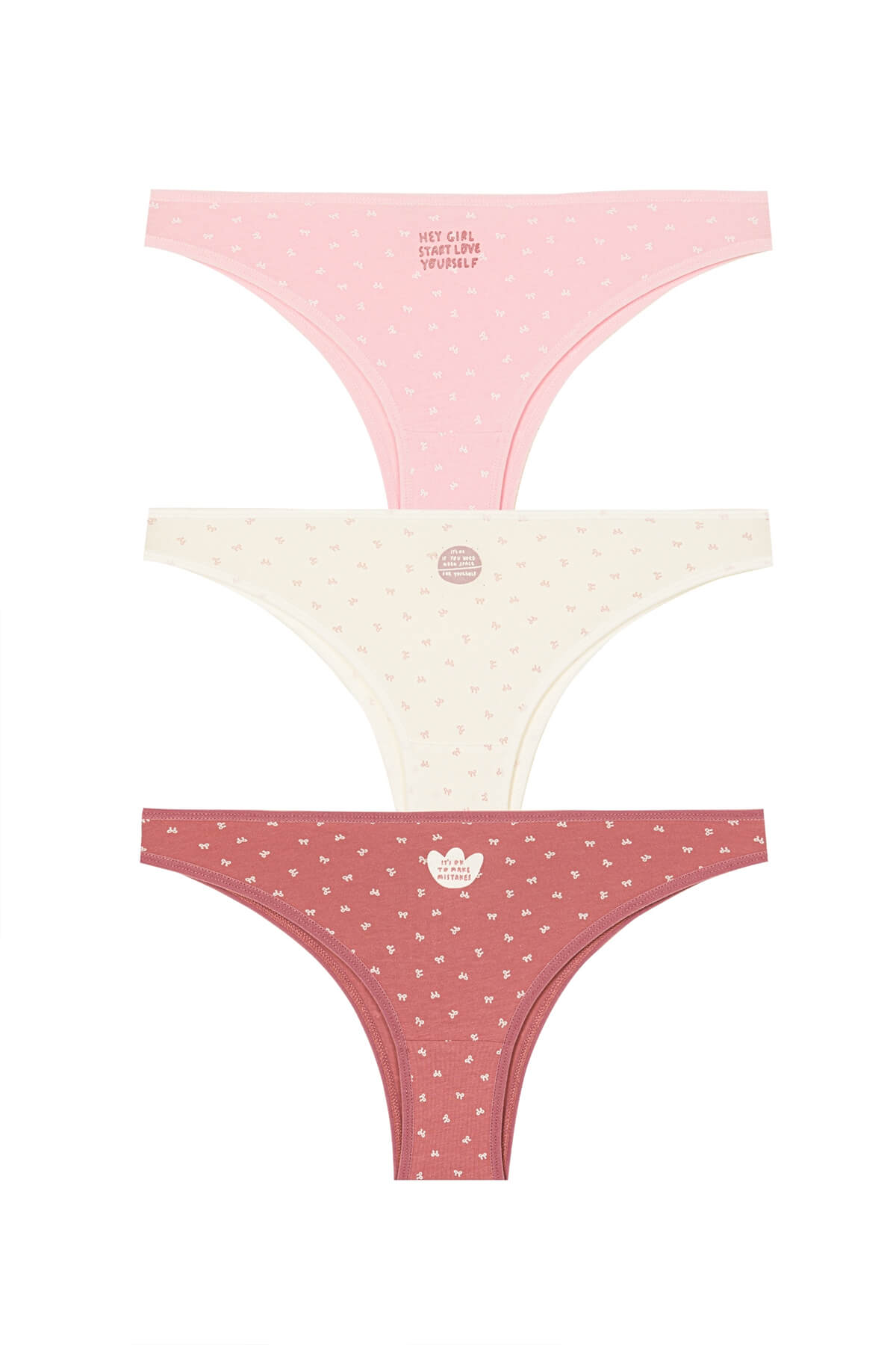 Brazilian-Damen-Slip im 3er-Pack – feminin, bequem, stilvoll