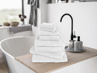 Handtücher Set aus 100% Baumwolle, saugstark und weich - 2X Badetuch (70x140 cm) 4X Handtuch (50x100cm) 4X Gästetuch (30x50 cm) 2X Waschlappen (16x21 cm) - 12.TLG