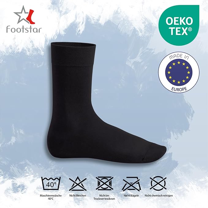 Damen und Herren Socken mit Baumwolle Basic Socken - 10 PAAR