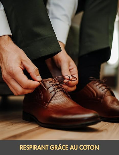 Basic Treasure 20 Paar Socken Herren, Baumwollsocken Schwarz oder Blau, Atmungsaktive Herrensocken