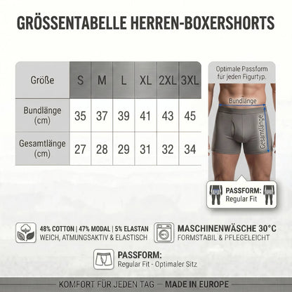 5er Pack Gr. S-3XL Boxershorts Herren Retroshorts Unterhosen Premium Qualität