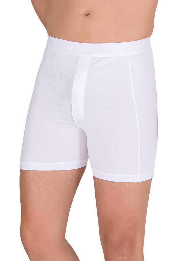 Lange Herren-Boxershorts in klassischen Farben