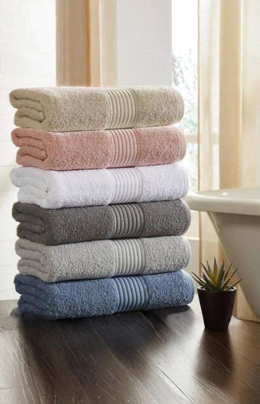 Handtücher 100% Baumwolle, saugstark und weich - 6 Stück 50×90